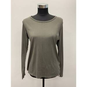 NEW CHRISTINA LEHR women long sleeves cotton shirt in green